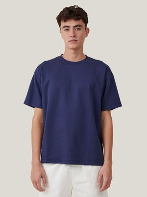 Men's Cotton On Blue Hyperweave T-Shirt