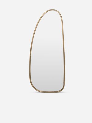 Organic Narrow Mirror Gold 97 x 41.5cm