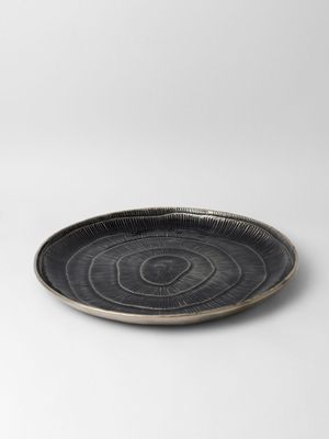 Organic Lines Enamelled Tray