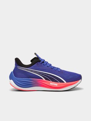 Womens Puma Velocity Nitro 3 Lapis Lazuli/Sunset Running Shoes