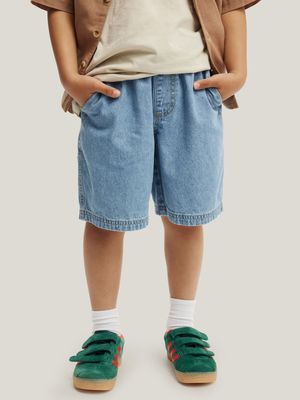 Cotton On Kids Boy Blue Eric Easy Shorts