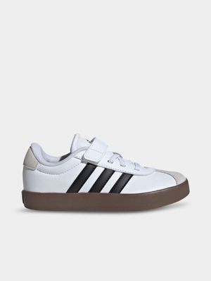 Junior Pre-School adidas VL Court 3.0 White/Black/Gum Sneakers