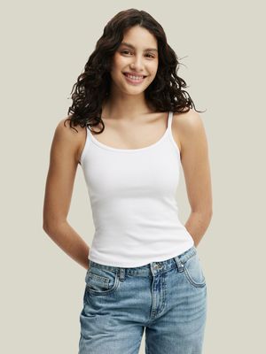 Women's Cotton On White Byron Scoop Cami Top