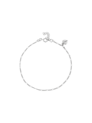 Sterling Silver Women's Heart Anklet