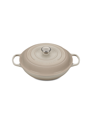 le creuset signature casserole buffet meringue 30cm