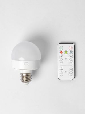 Rechargeable Light Bulb With Remote