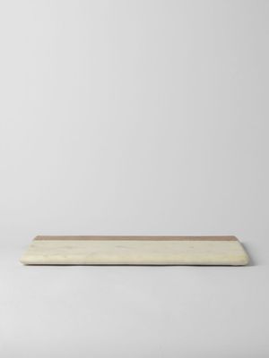 @home Inlay Marble & Wood Cutting Board