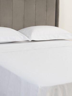 Guest House The Cool Crisp Flat Sheet 200tc White