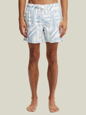 Men's Cotton On Blue Stretch Swim Shorts