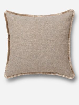 Scatter Cushion Flax Texture Natural 55x55