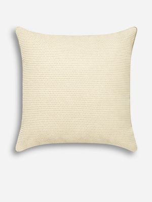 Basket Texture Scatter Cushion Natural 60x60cm