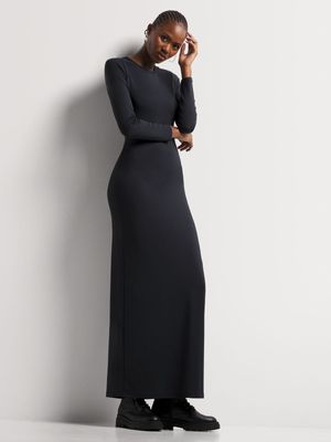 Y&G Polyamide Long Sleeve Maxi Dress