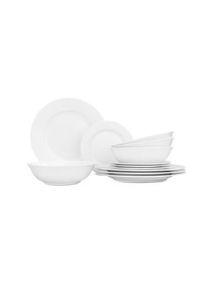 maxwell williams white basics rim dinner set 12pc