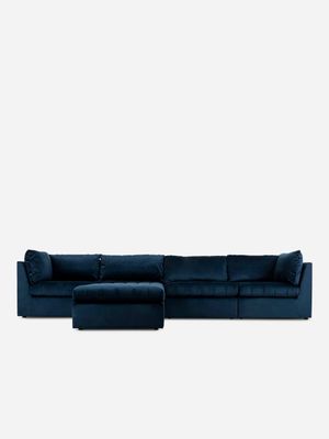 Oslo Modular Sofa LuxGuard Velvet Stone