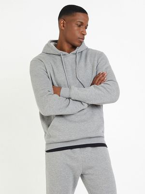 Mens TS Dynamic Fleece Grey Melange Hoodie