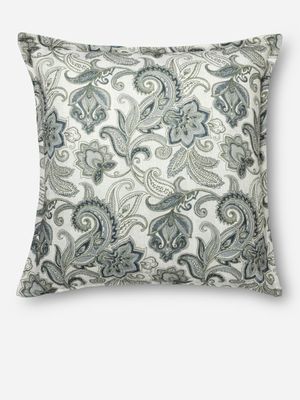 Paisley Scatter Cushion Green 60x60