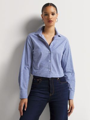 Y&G Cropped Button Through Shirt