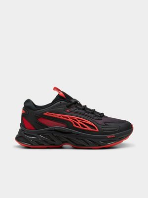 Puma Men's Men's Exotek Black/Red Sneaker