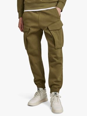 G-Star Men's Cargo Olive Green Sweatpants