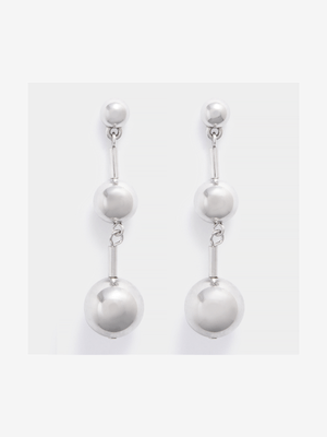 Triple Ball Drop Earrings