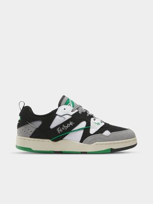 Reebok Men's BB 4000 II '96 Black/White/Green Sneaker