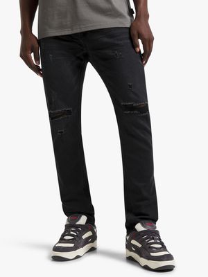 Redbat Men's Black Skinny Jeans