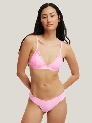 Women's Cotton On Pink The Invisible Cheeky Briefs