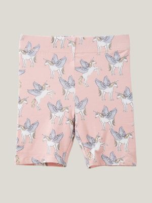 Cotton On Kids Girl Pink Hailey Bike Shorts