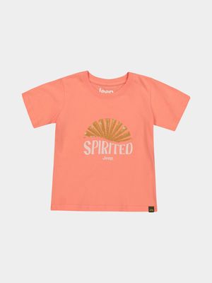 Kid’s Jeep Orange Sequence Logo T-Shirt