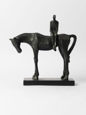 Man On Horse Statue