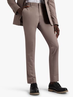 Men's Markham Slim Plain Beige Trouser