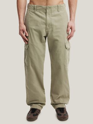 Men's Cotton On Green Tactical Cargo Pants