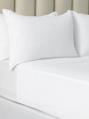 Everynight Cotton Flat Sheet White