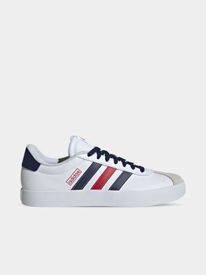 Mens adidas VL Court 3,0 White/Blue Sneaker