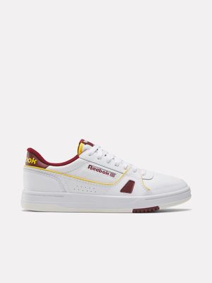 Reebok Men's LT Court White/Maroon/Gold Sneaker