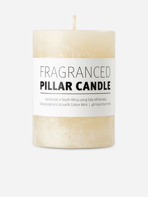 pillar candle vanilla cream 7x10cm