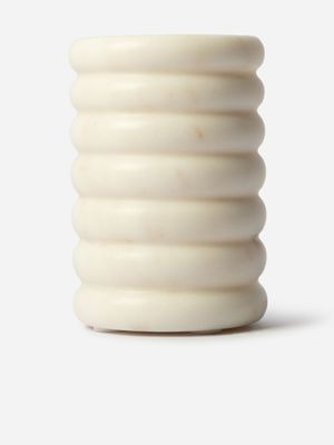 Ribbed Marble Tumbler