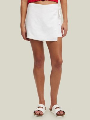 Women's Cotton On White Haven Wrap Skort