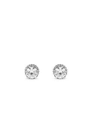 Cheté Sterling Silver & Cubic Zirconia Crown Stud Earrings