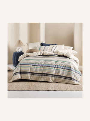 linen house withington duvet cover set multi