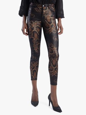 Sissy Boy Axel Skinny Pants with Snake Print