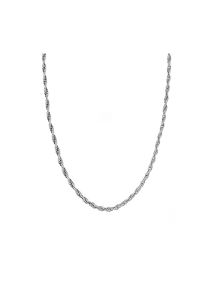 Sterling Silver Classic Rope Necklace