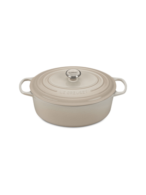 Le Creuset Signature Casserole Oval Meringue 31cm