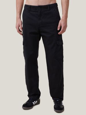 Men's Cotton On Black Tactical Cargo Pants