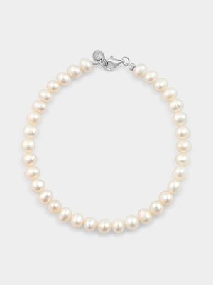 Sterling Silver Freshwater Pearl Bracelet