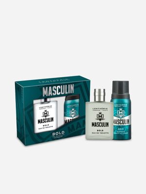 Lenthéric Masculin Bold Eau De Toilette & Deodorant Gift Set