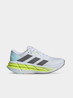 Womens adidas Adistar 3 White/Black/Pulse Lime Running Shoes