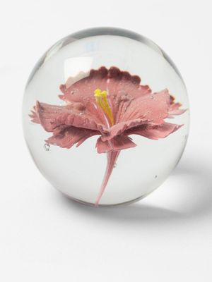 Flower Paperweight Pink 7cmm