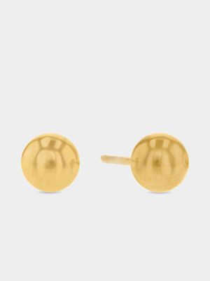 Yellow Gold 4mm Full Ball Round Studs