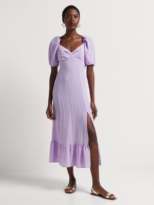 Babydoll Sweetheart Midi Dress